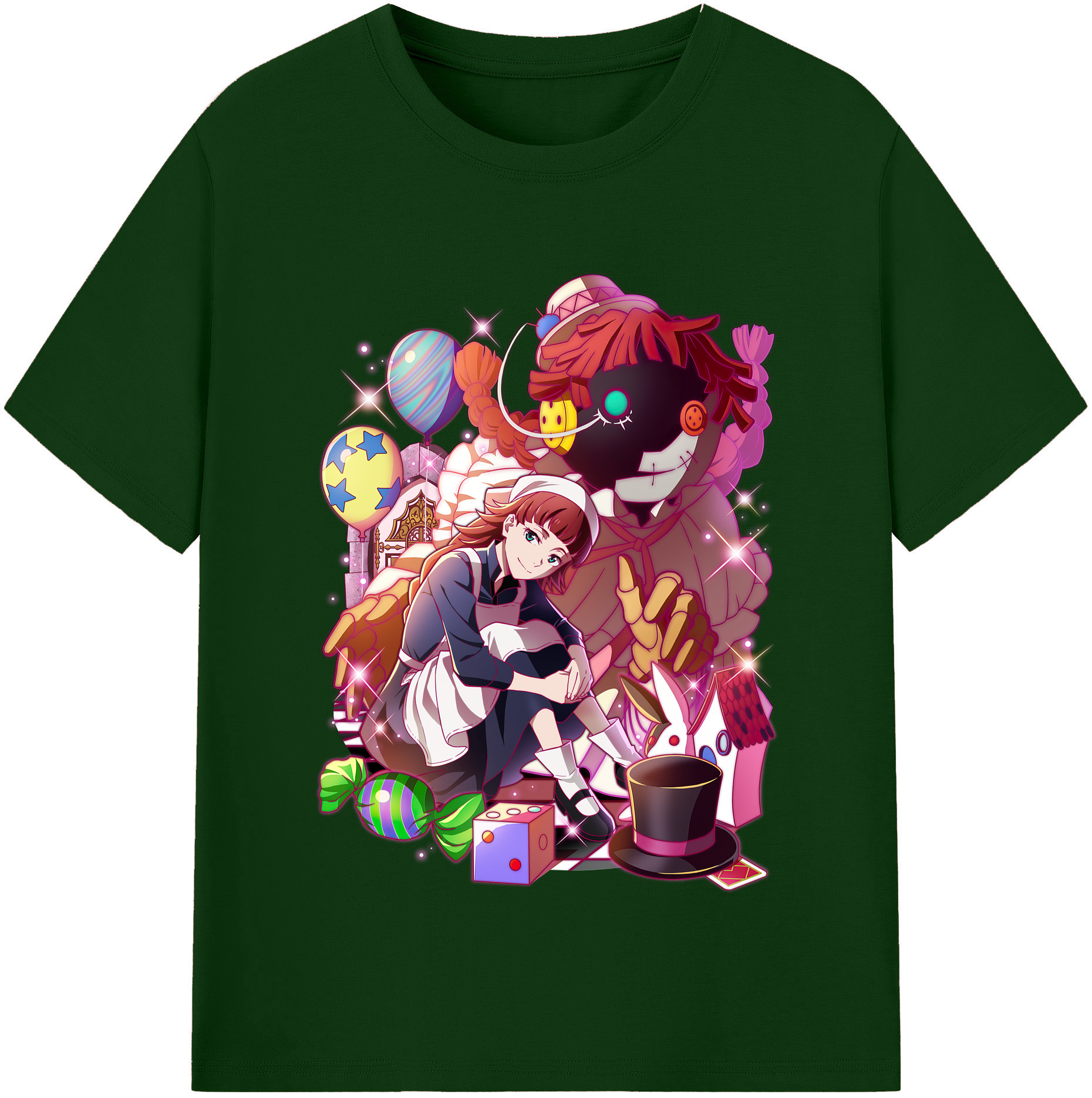 （画像用） 文豪ストレイドッグス Bungo Stray Dogs 綿100％半袖Tシャツ（フロントプリント）